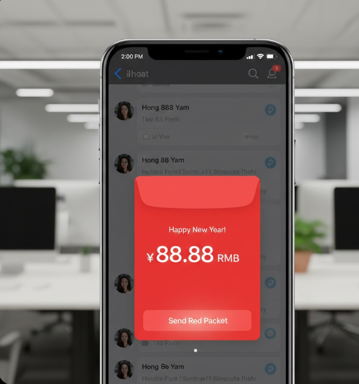 Sending lucky WeChat Red Envelopes in China 2026