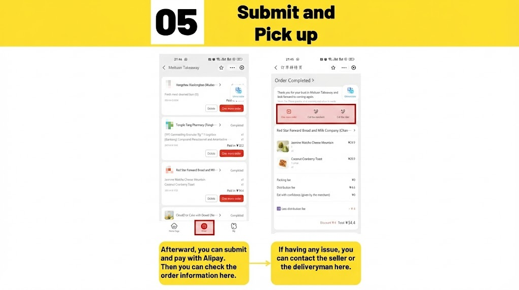 Shanghai 2026 Meituan food delivery tracking app
