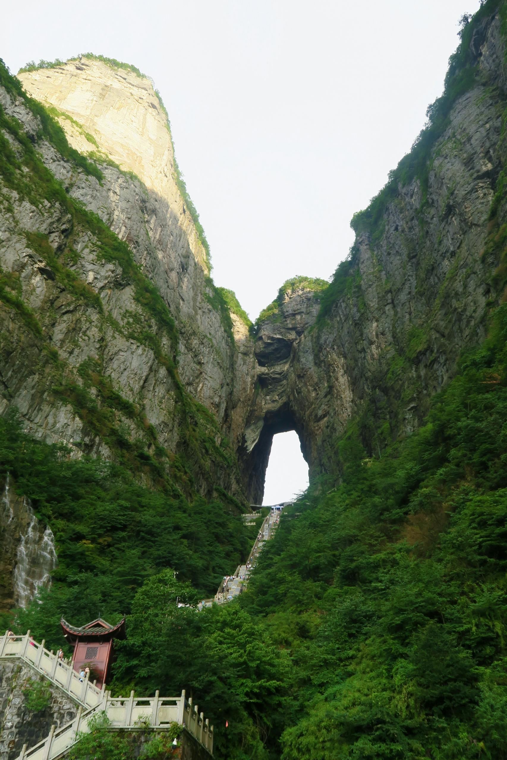 Tianmen Mountain natural arch