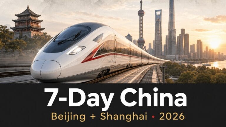 7-Day China Itinerary for First-Timers (2026): Beijing + Shanghai Route