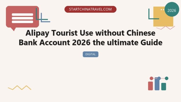 Alipay Tourist Use without Chinese Bank Account 2026 the ultimate Guide