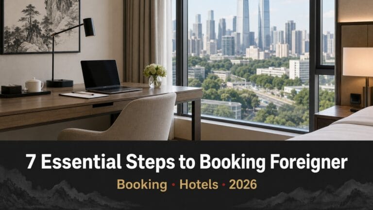 7 Essential Steps to Booking Foreigner Friendly Hotels in China: The 2026 Safe Booking Guide