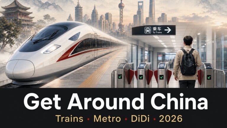 China Transportation Guide for Foreigners (2026): Trains, Metro, DiDi & Apps