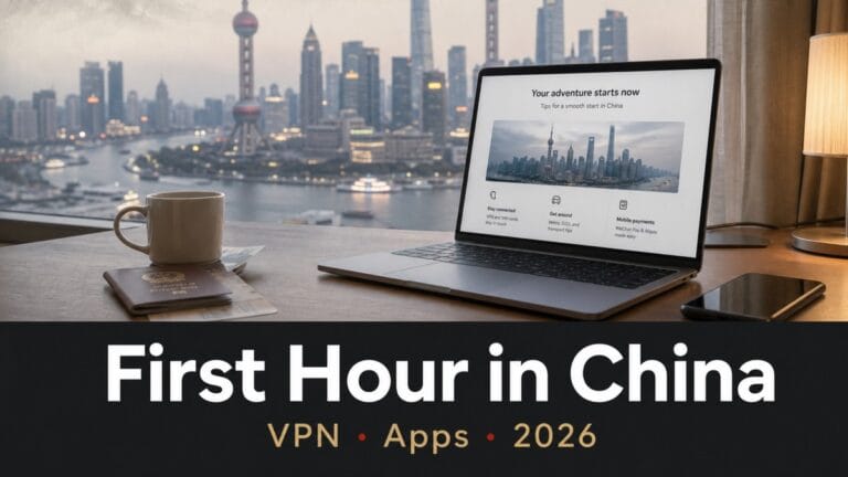 First Hour App Setup in China(VPN, Alipay, DiDi & eSIM Guide)