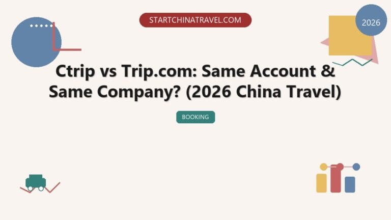 Ctrip vs Trip.com: Same Account & Same Company? (2026 China Travel)