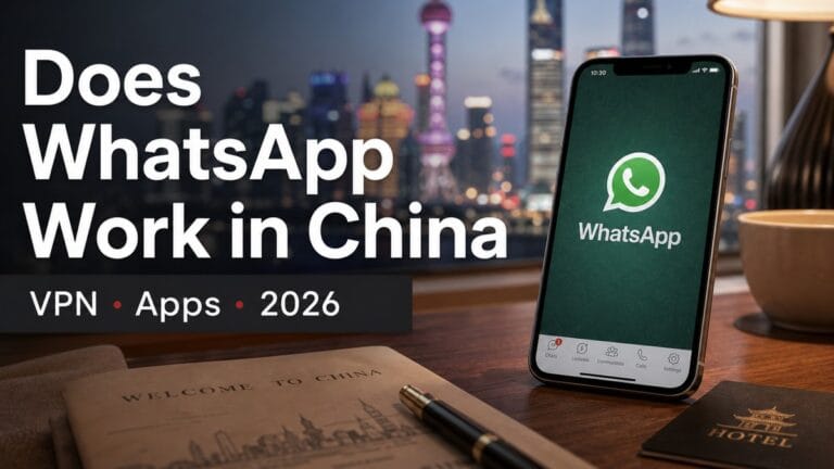 Does WhatsApp Work in China (2026)? Only With VPN + Data — Setup Guide