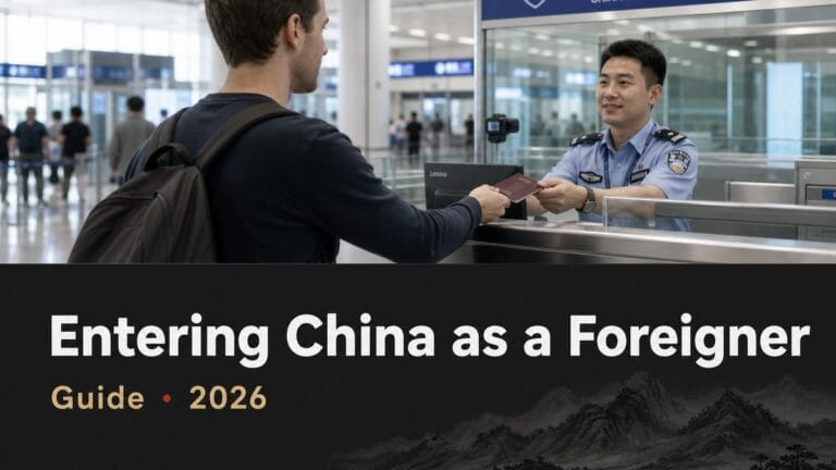 Entering China as a Foreigner (2026): Airport Immigration Step-by-Step