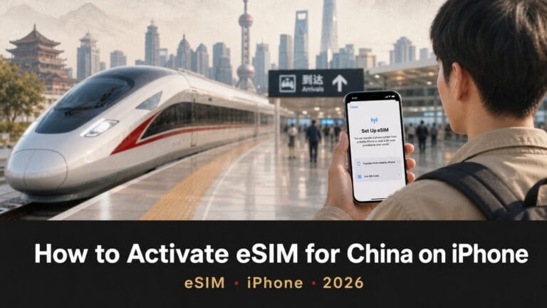 How to Activate eSIM for China on iPhone (2026): Setup That Works on Arrival