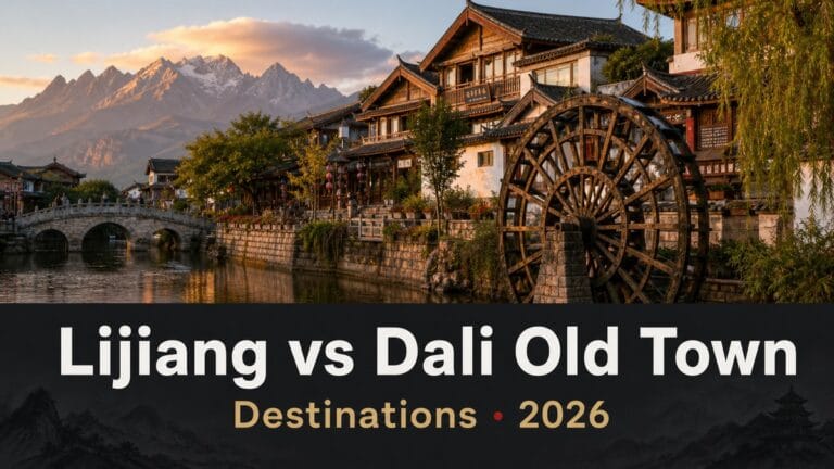 Lijiang Old Town vs Dali Old Town: Which is Best? 5 Essential 2026 Tips