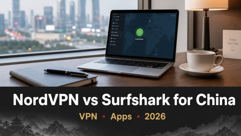 NordVPN vs Surfshark for China (2026): Which VPN Works Better for Tourists?
