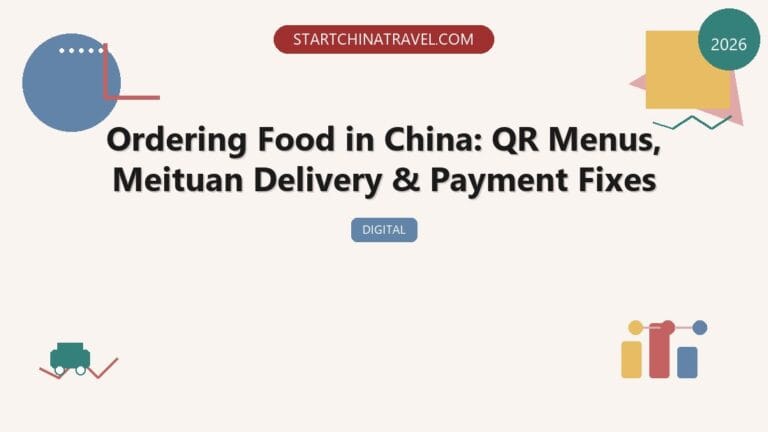 Ordering Food in China (2026): Master QR Menus & Meituan Delivery Guide