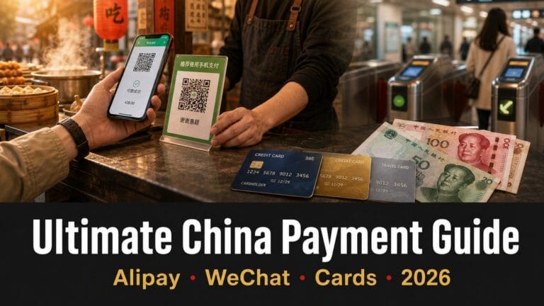 Ultimate China Payment Guide for Tourists (2026): Alipay, WeChat, Cards