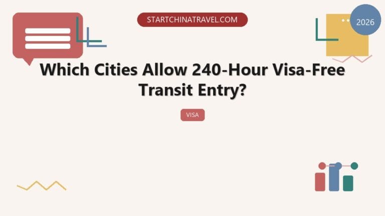 Which Cities Allow 240-Hour Visa-Free Transit Entry?
