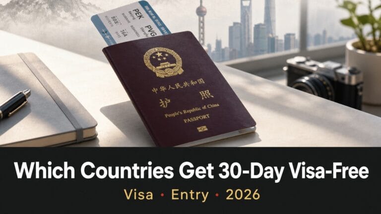 30-Day Visa-Free China 2026: UK, Canada & 48 More — Full List
