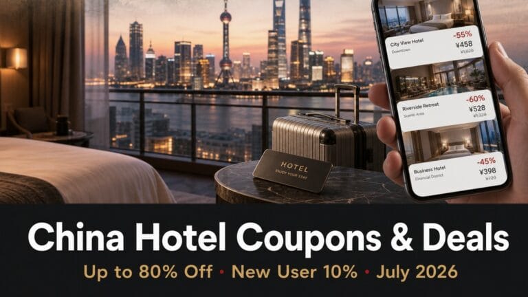 Featured cover: China attraction coupons, ticket QR, Great Wall and Temple of Heaven