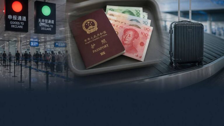 China Customs for Foreigners 2026: Cash Limits & Red Channel